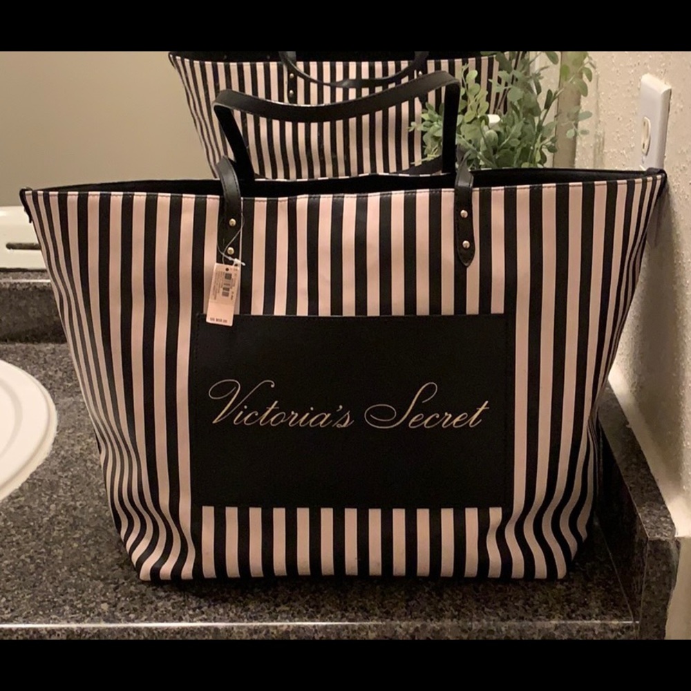 Victoria’s Secret duffel bag .